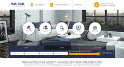 Desktop Screenshot of immobilier-vauban.com